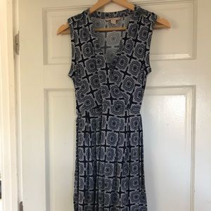 Blue Banana Republic Tie Dress
